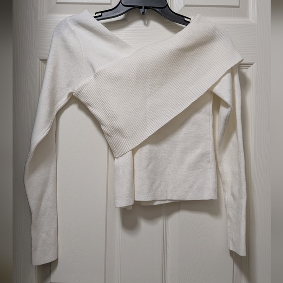 Line & Dot Sylvie Sweater Size XS White Knit - Picture 4 of 6